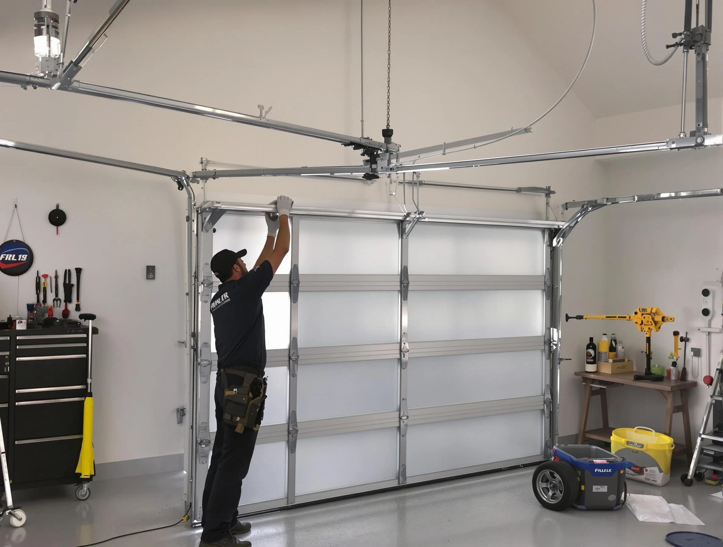 Haverhill Garage Door Repair certified team performing precision garage door installation in Haverhill