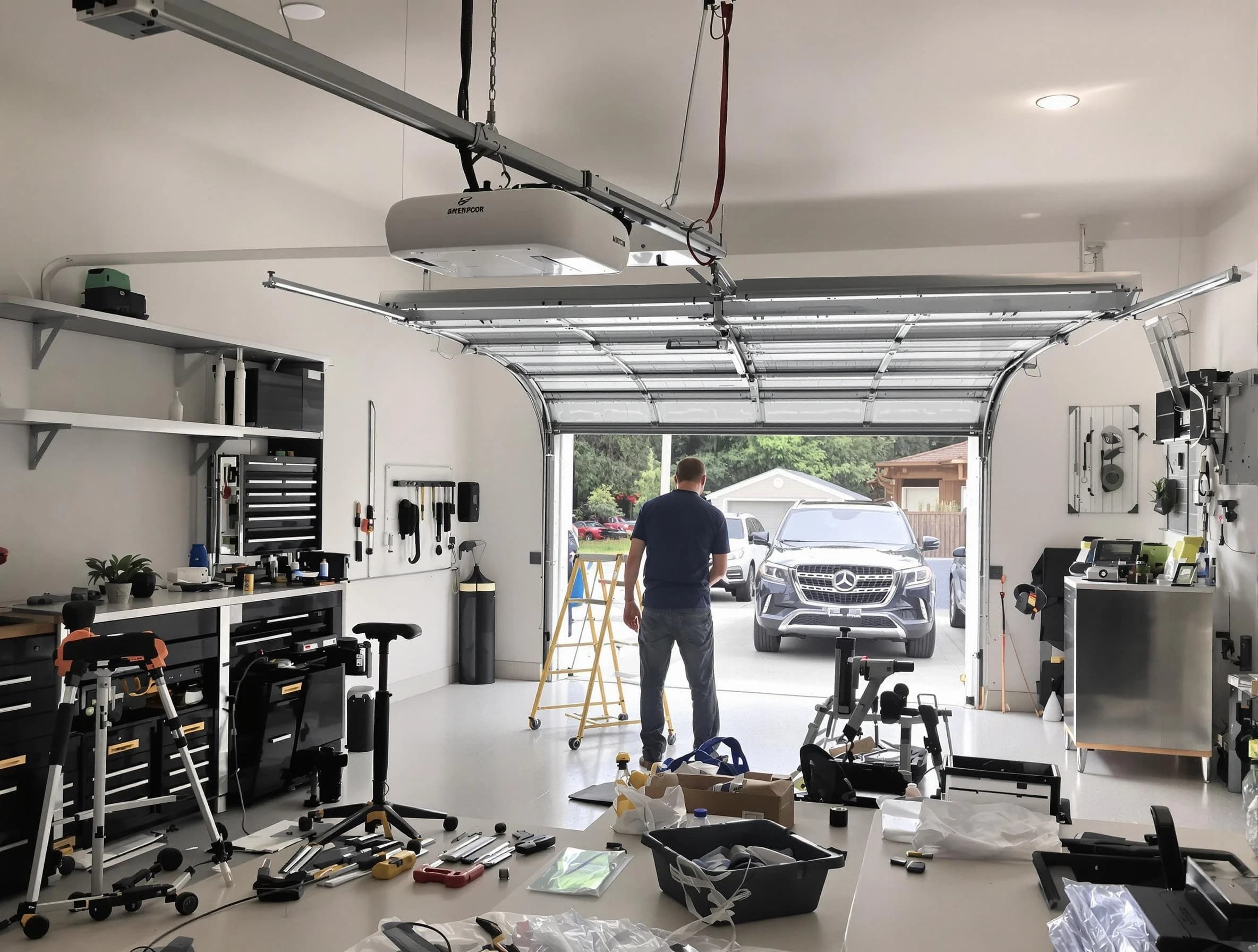Garage door opener installation by Haverhill Garage Door Repair in Haverhill
