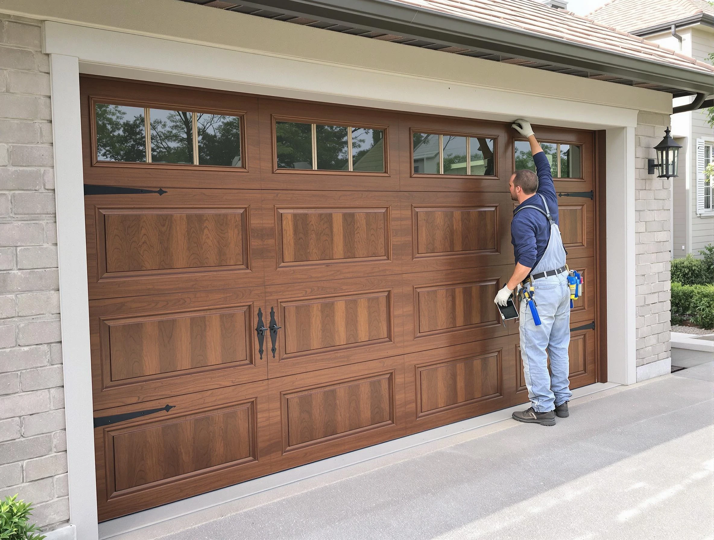 Custom garage door showcase by Haverhill Garage Door Repair in Haverhill
