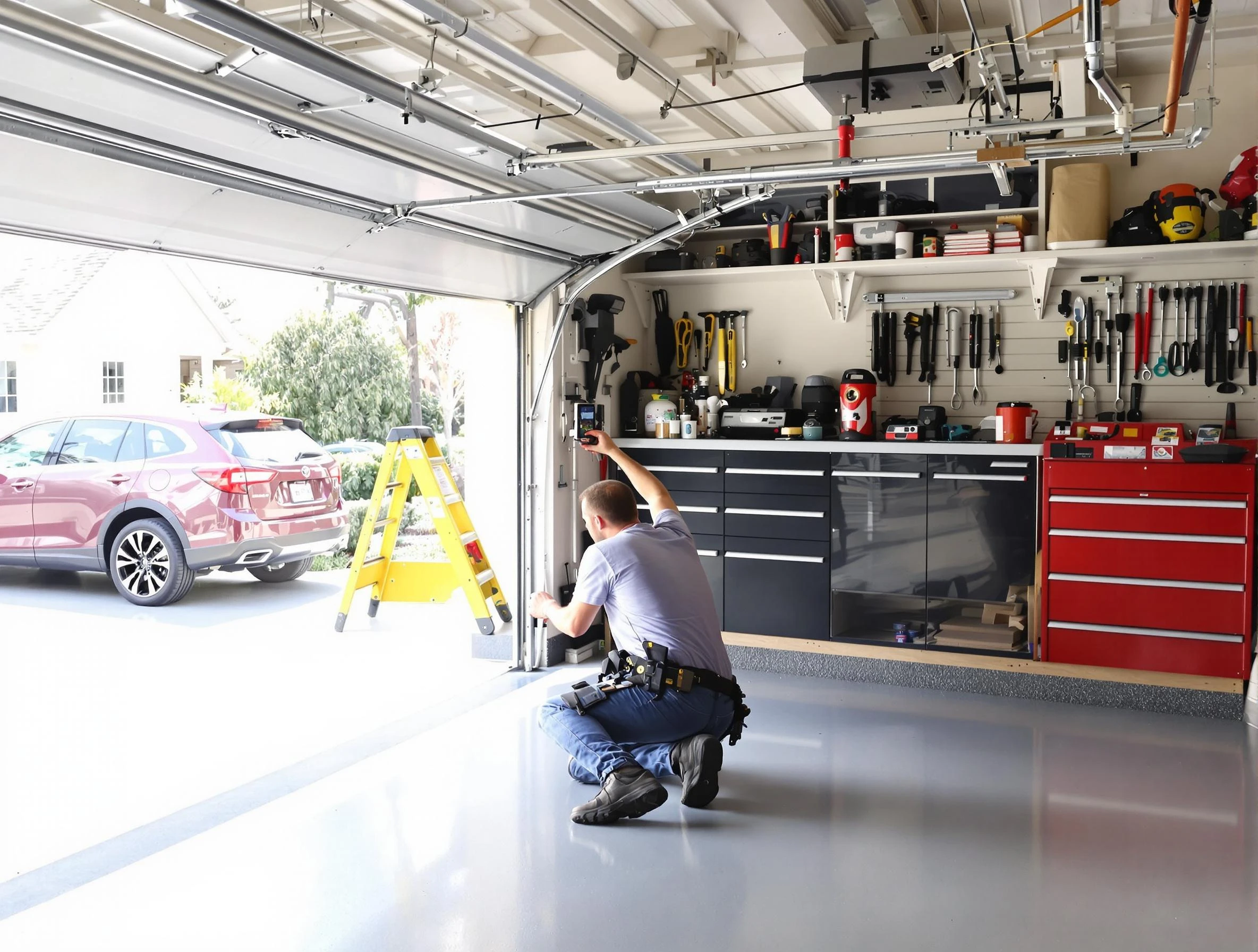 Local garage door repair service by Haverhill Garage Door Repair in Haverhill
